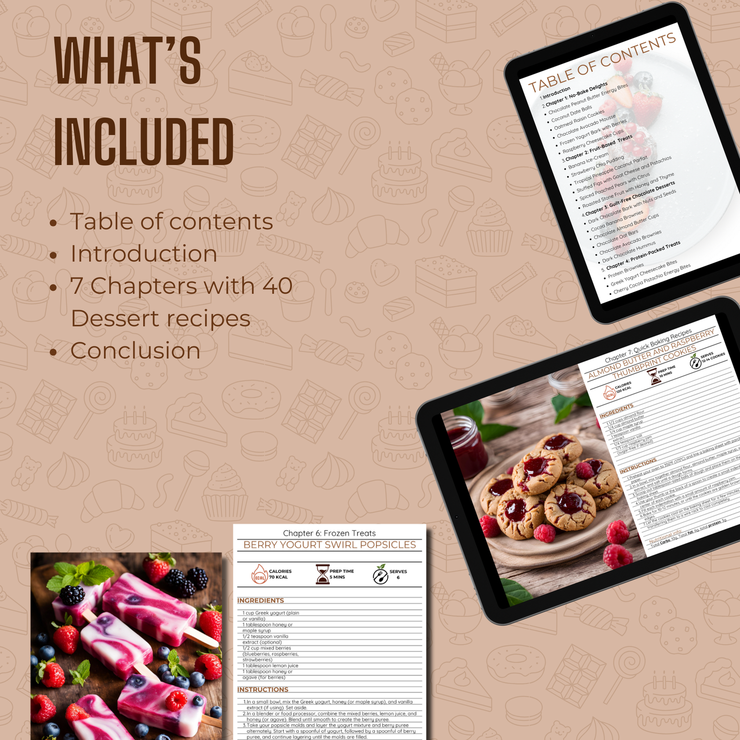 Sweet Indulgence: Quick and Healthy Desserts Vol 1 (E-book PDF Download)