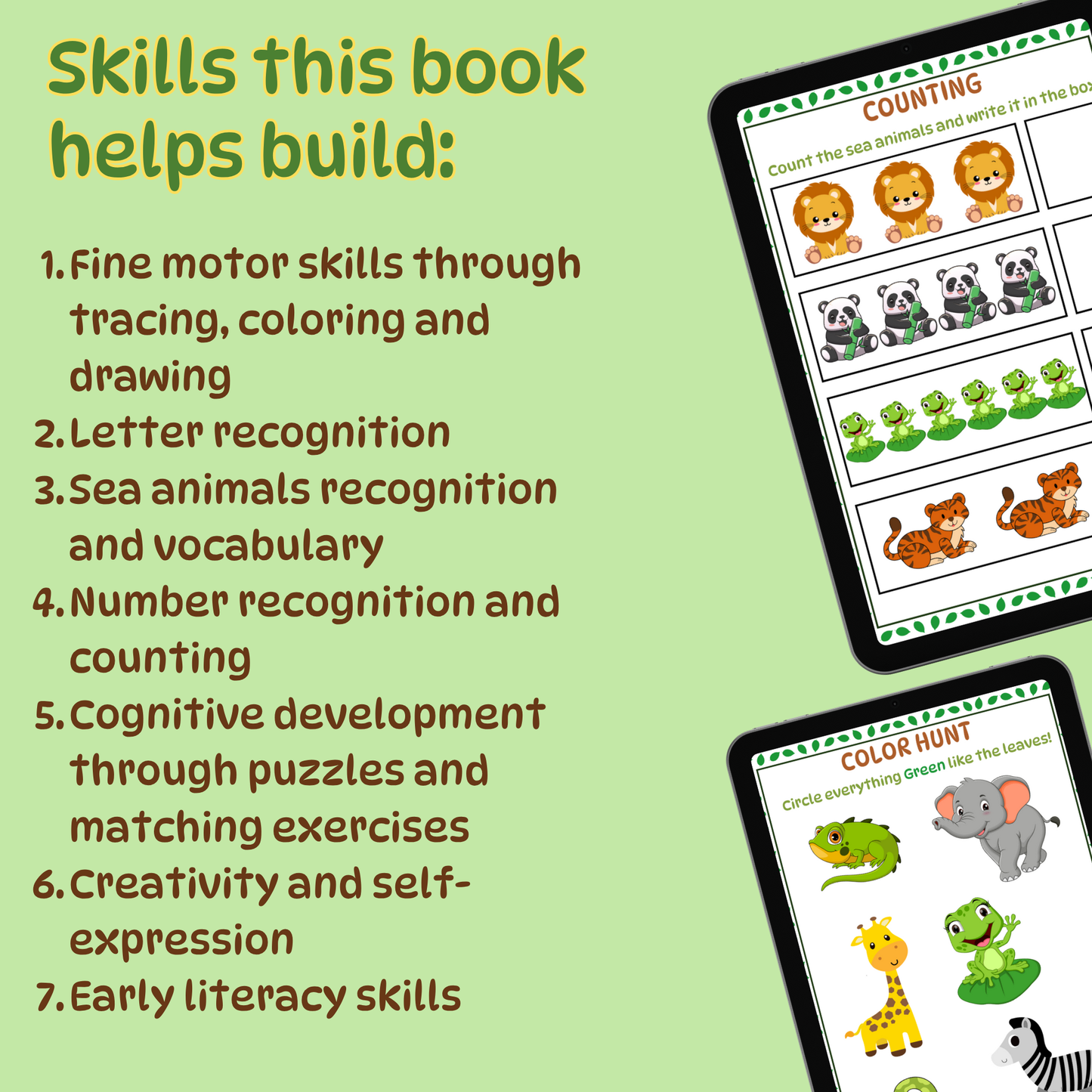 My Little Jungle Adventure- Children's Activity E-book PDF Download