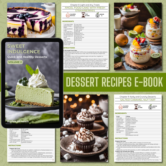 Sweet Indulgence: Quick and Healthy Desserts Vol 2 (E-book PDF Download)